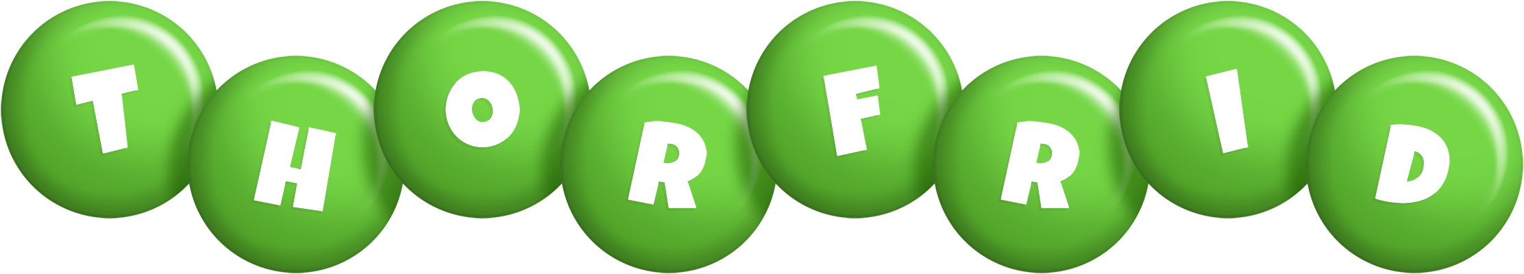Thorfrid candy-green logo