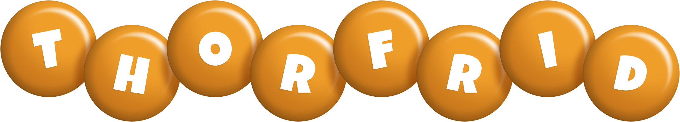 Thorfrid candy-orange logo