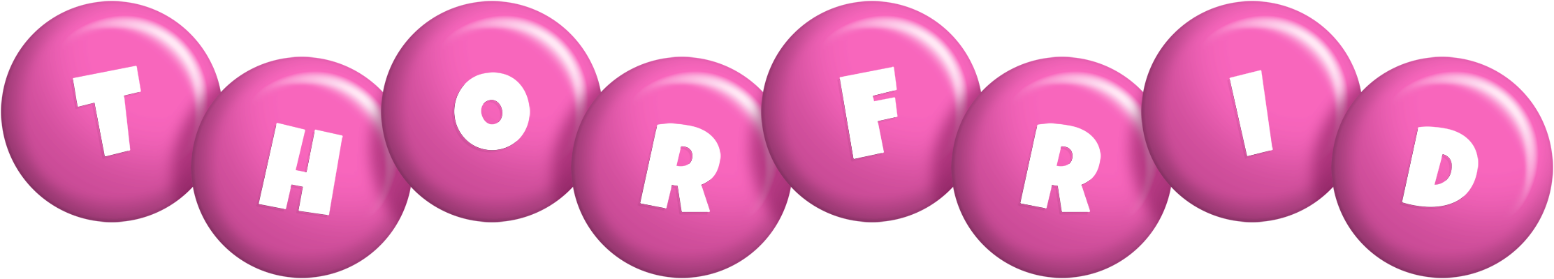 Thorfrid candy-pink logo