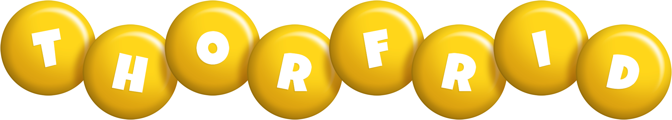 Thorfrid candy-yellow logo