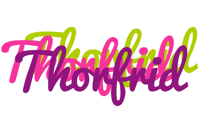 Thorfrid flowers logo