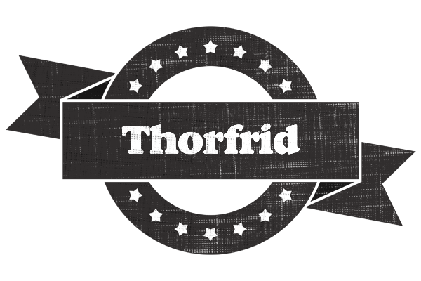 Thorfrid grunge logo