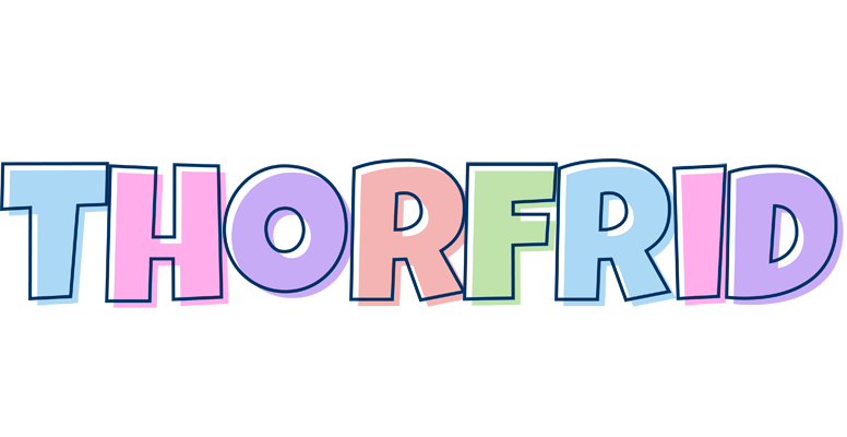 Thorfrid pastel logo