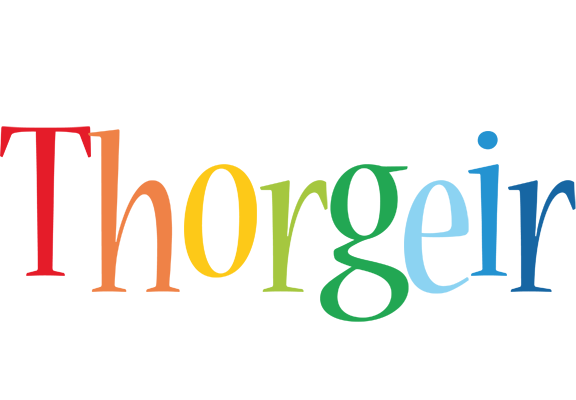Thorgeir birthday logo