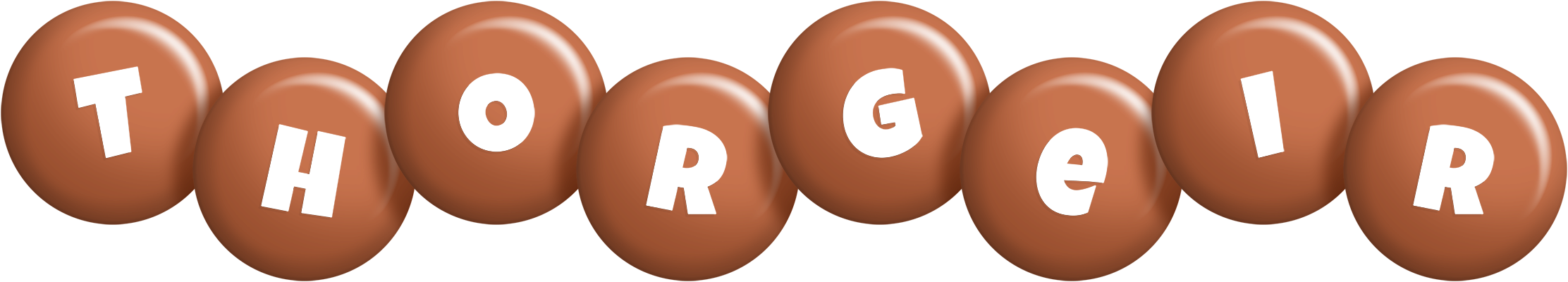 Thorgeir candy-brown logo