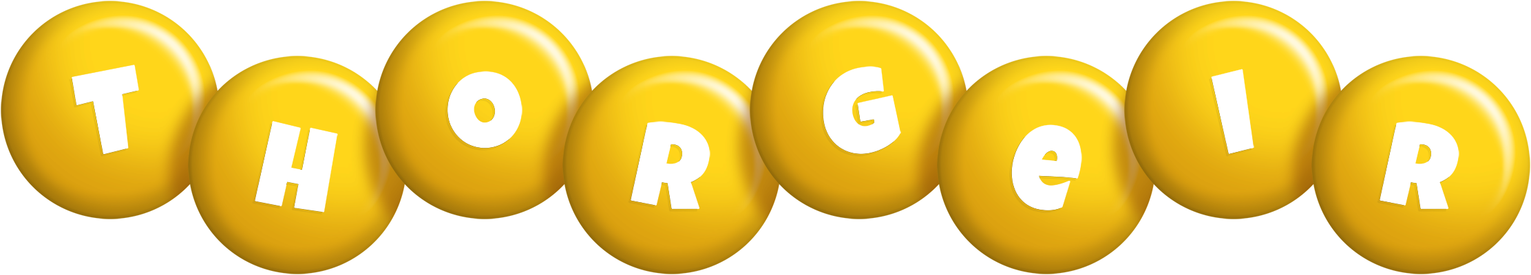 Thorgeir candy-yellow logo