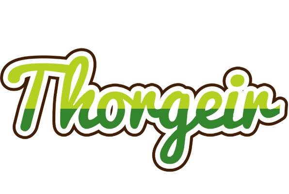 Thorgeir golfing logo