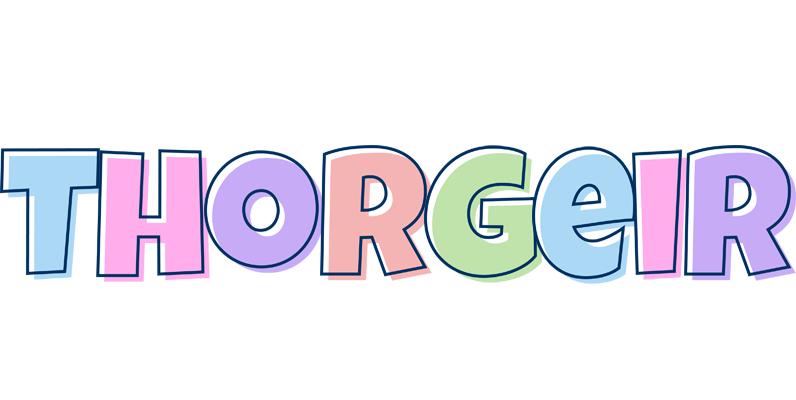Thorgeir pastel logo