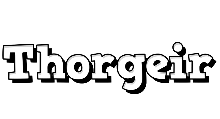 Thorgeir snowing logo