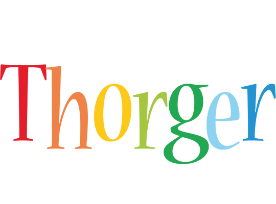 Thorger birthday logo