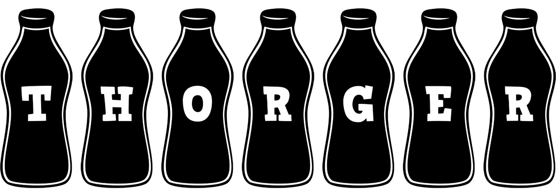 Thorger bottle logo