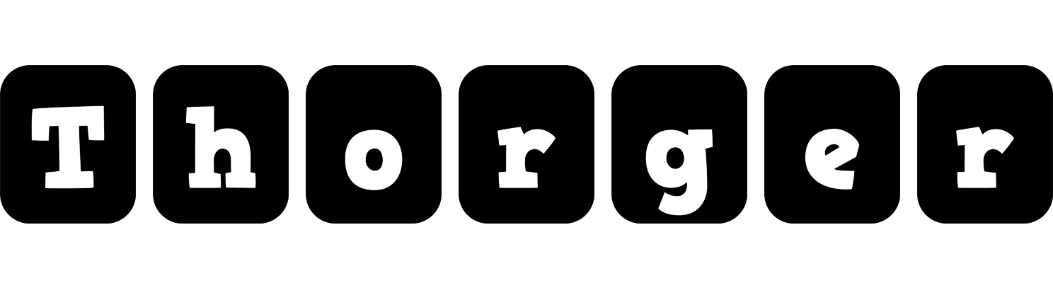 Thorger box logo