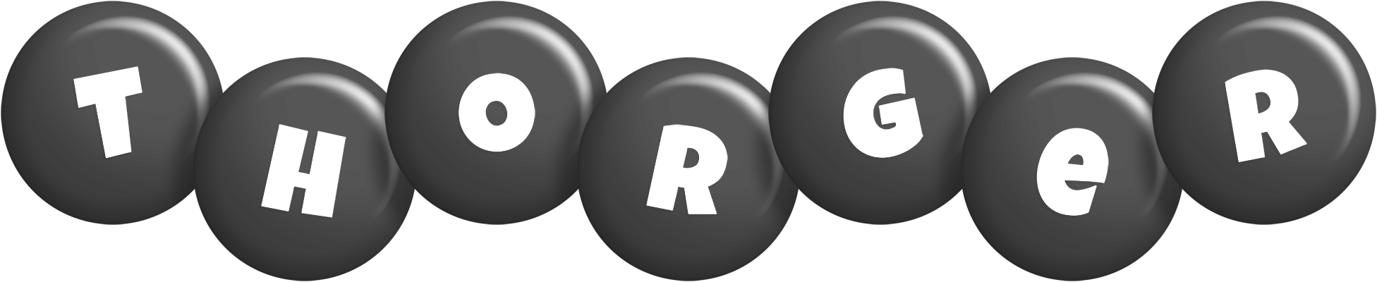 Thorger candy-black logo