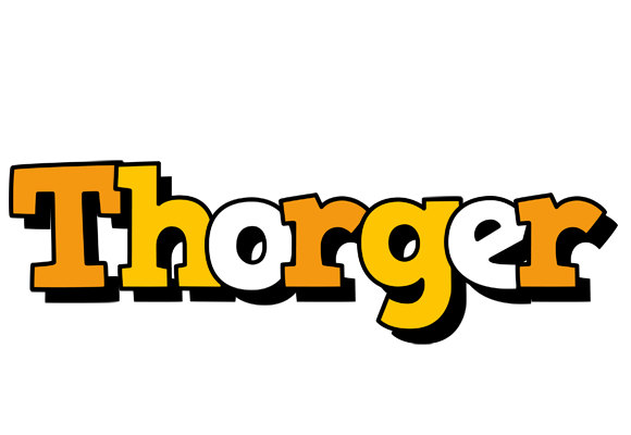 Thorger cartoon logo