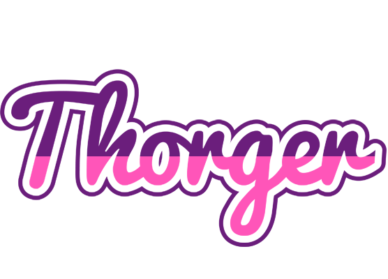 Thorger cheerful logo