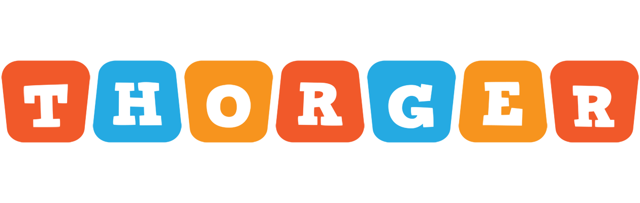 Thorger comics logo
