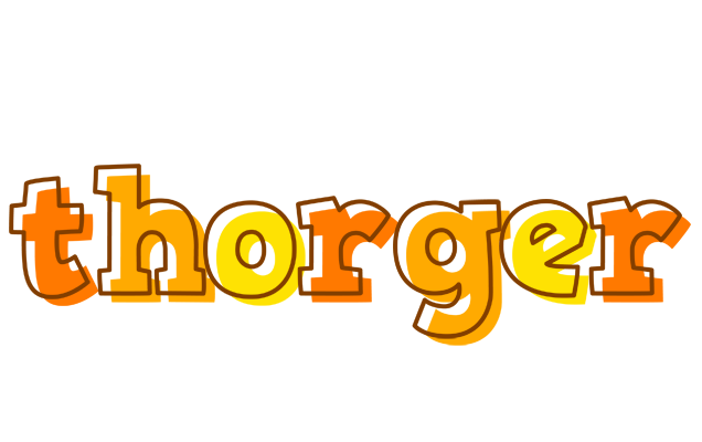 Thorger desert logo