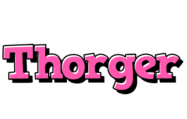 Thorger girlish logo
