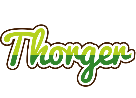 Thorger golfing logo