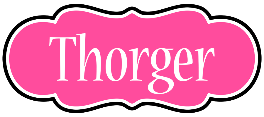 Thorger invitation logo