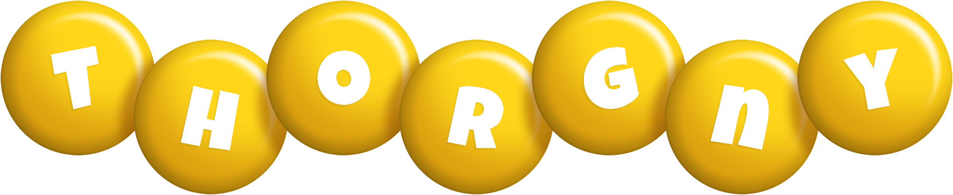 Thorgny candy-yellow logo