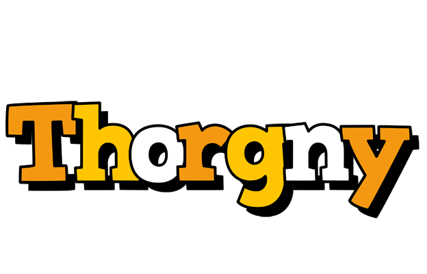 Thorgny cartoon logo