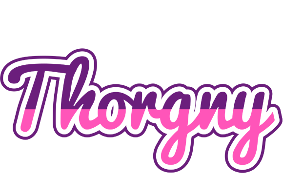 Thorgny cheerful logo