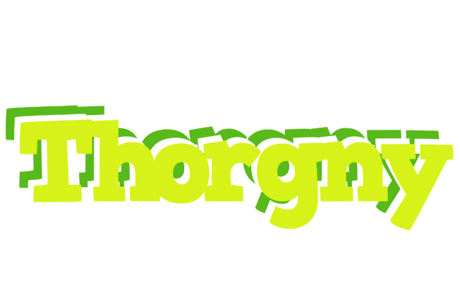 Thorgny citrus logo