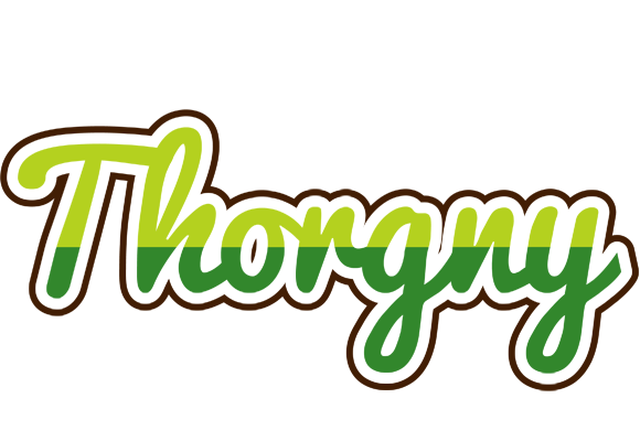Thorgny golfing logo