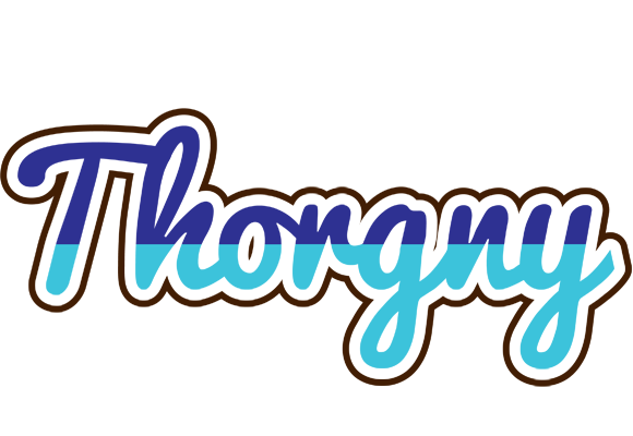 Thorgny raining logo