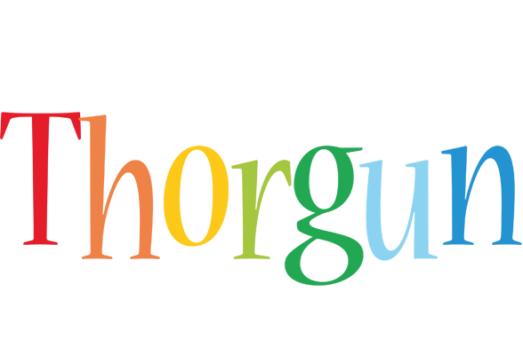 Thorgun birthday logo
