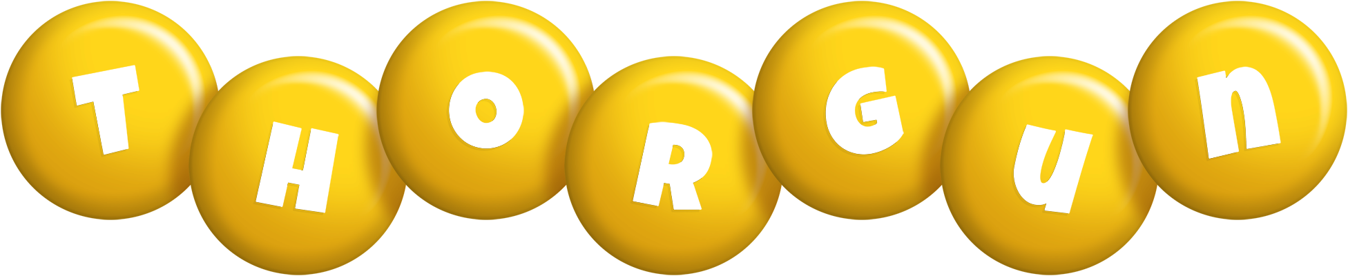 Thorgun candy-yellow logo
