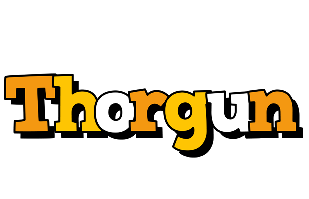 Thorgun cartoon logo