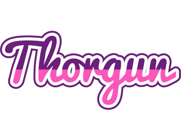 Thorgun cheerful logo