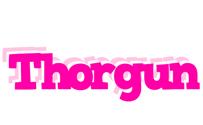Thorgun dancing logo