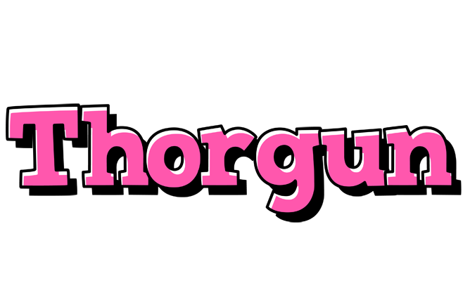 Thorgun girlish logo