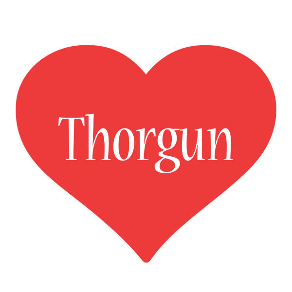 Thorgun love logo