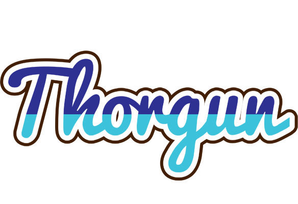 Thorgun raining logo