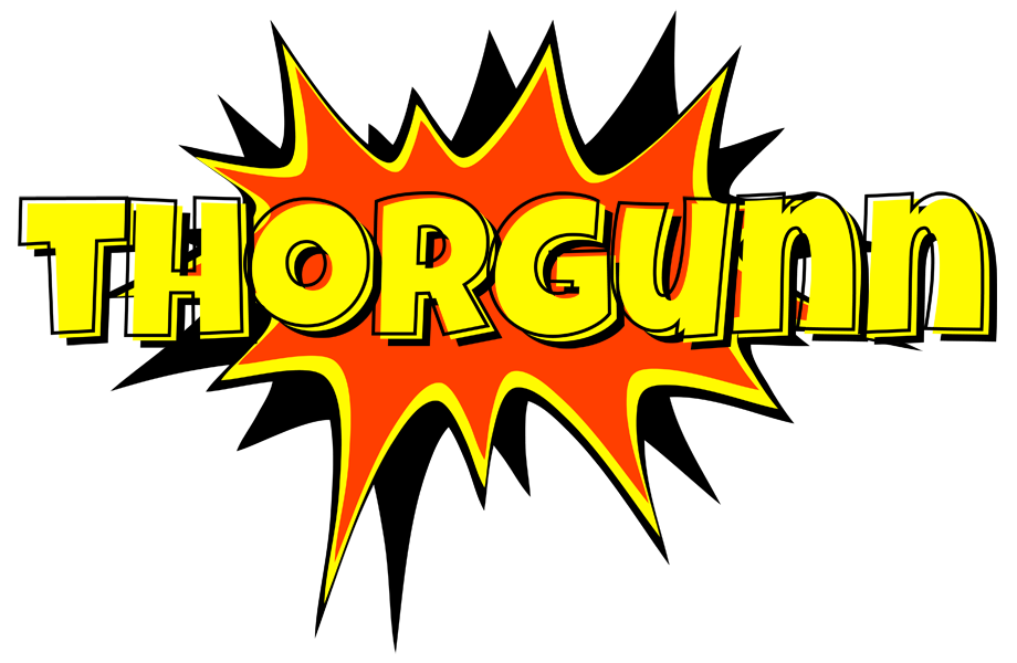 Thorgunn bazinga logo