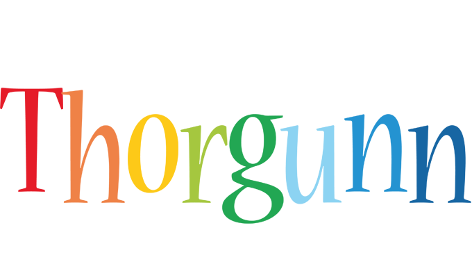 Thorgunn birthday logo