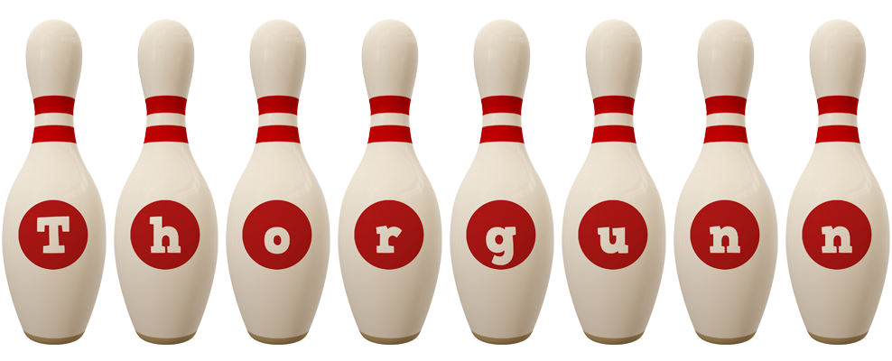 Thorgunn bowling-pin logo