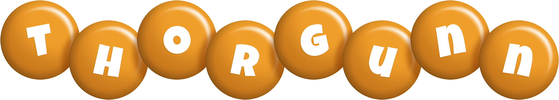 Thorgunn candy-orange logo
