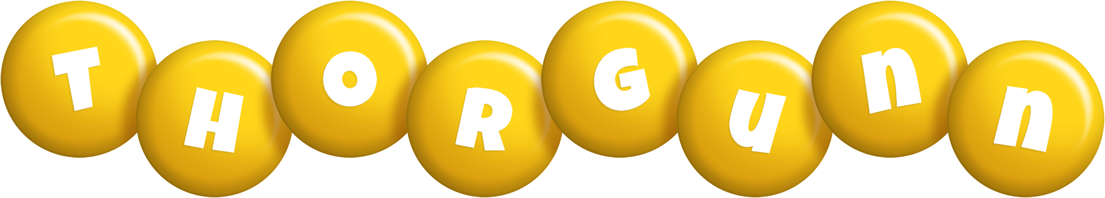 Thorgunn candy-yellow logo