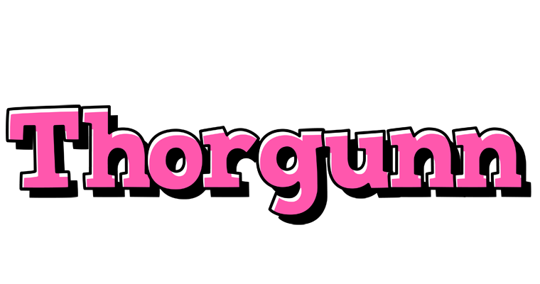 Thorgunn girlish logo