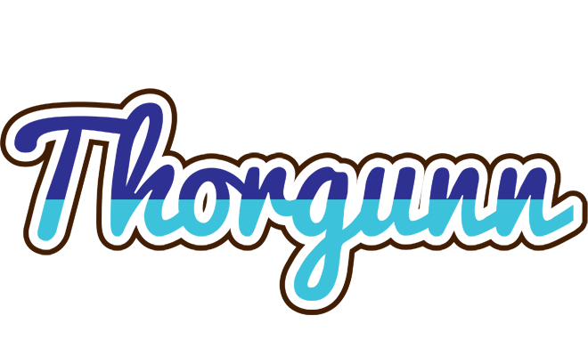 Thorgunn raining logo
