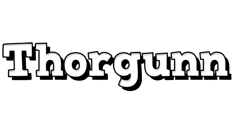 Thorgunn snowing logo