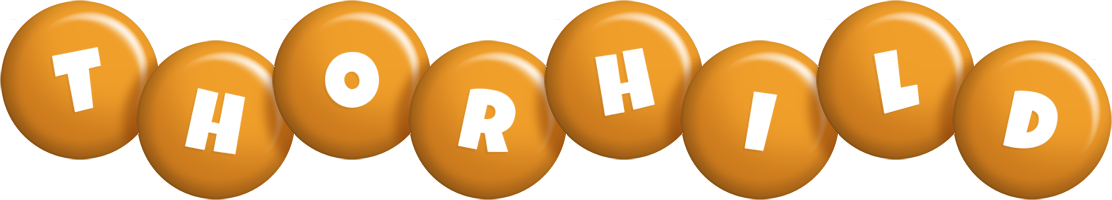 Thorhild candy-orange logo