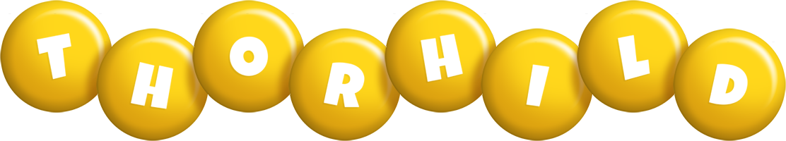 Thorhild candy-yellow logo