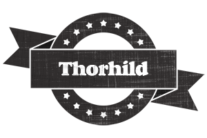 Thorhild grunge logo