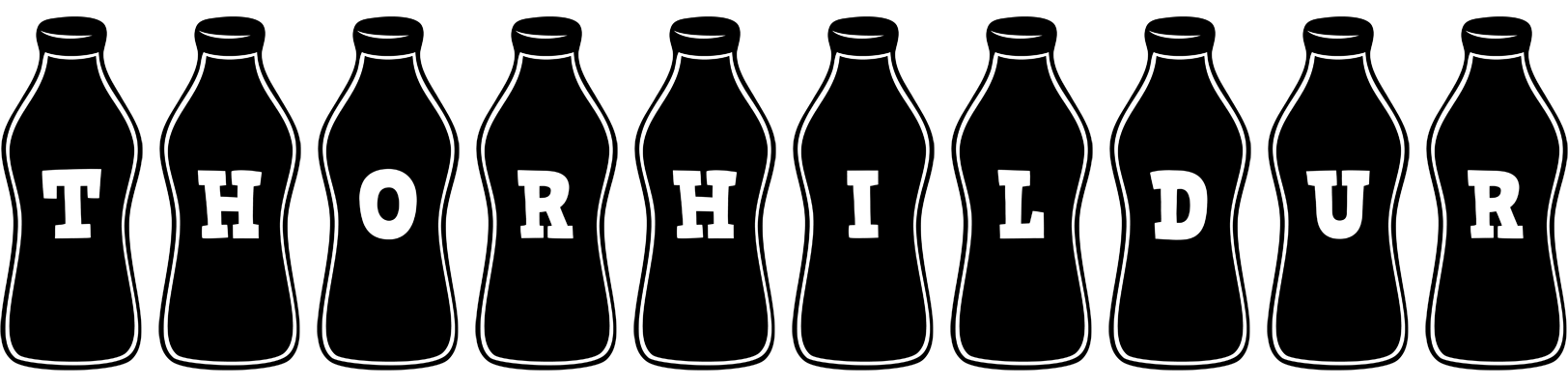 Thorhildur bottle logo